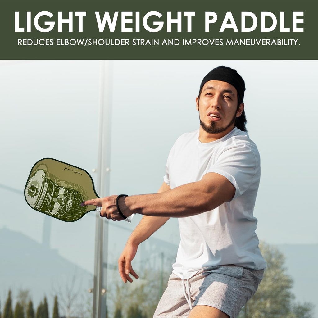 KC SMASH Treasure Seakers Pickleball Paddle Set of 2 – Loved by Couples – USAPA Approved, Beginner & Intermediate Friendly, Ultra-Comfort Grip, Includes Balls & Carry Bag
